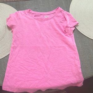 Girls justice pink tank top size 8